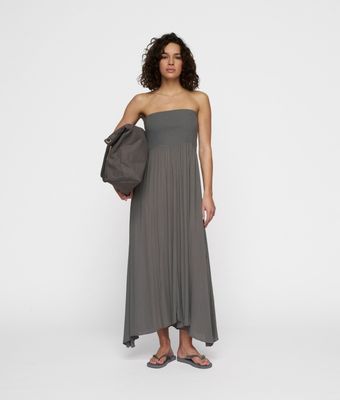10DAYS Skirt rib waistband oil/grijs
