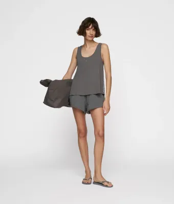 10DAYS Singlet linen oil grijs