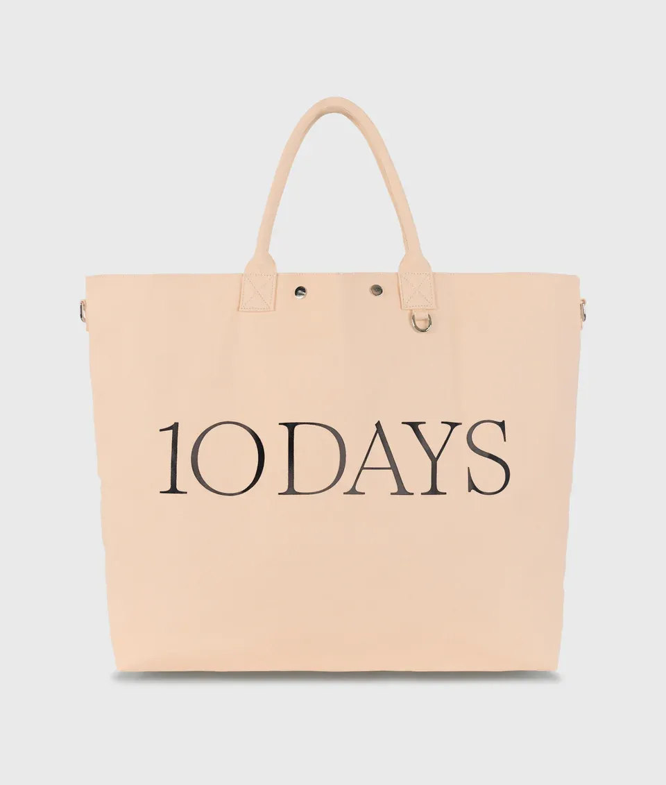 10DAYS Canvas shopper orange