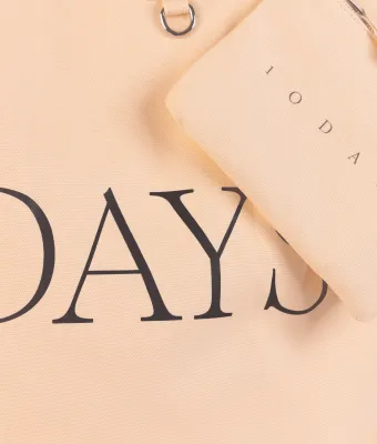 10DAYS Canvas shopper orange