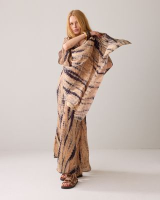 Summum Scarf tie&amp;dye print multi