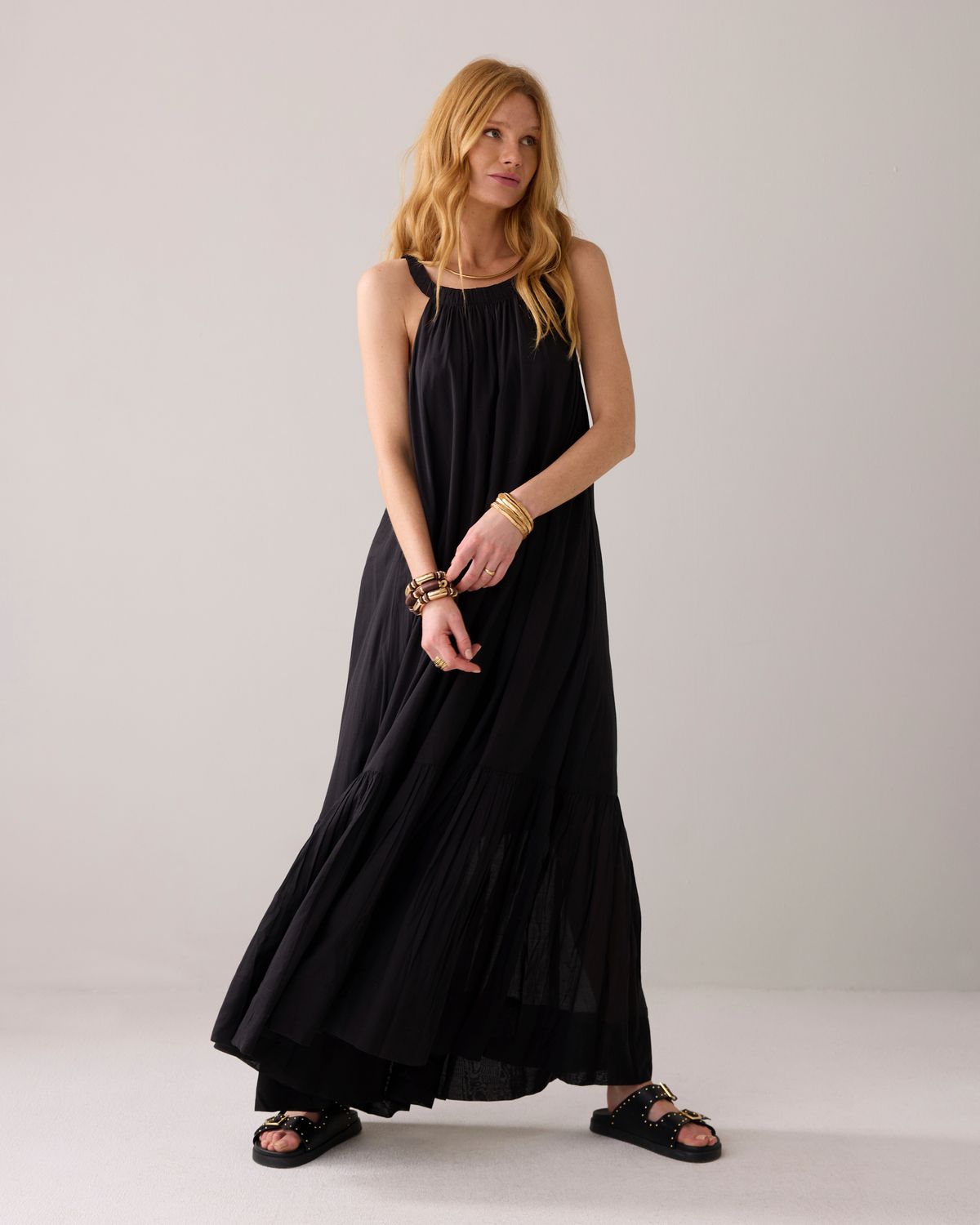 Summum Dress sushi voile zwart