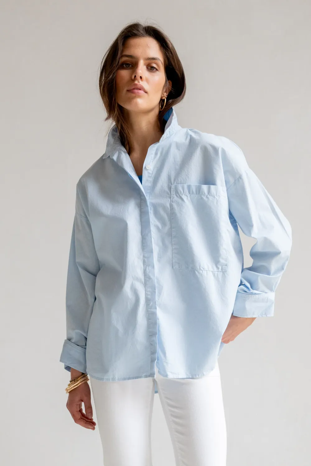 Penn&amp;Ink N.Y. Blouse blauw
