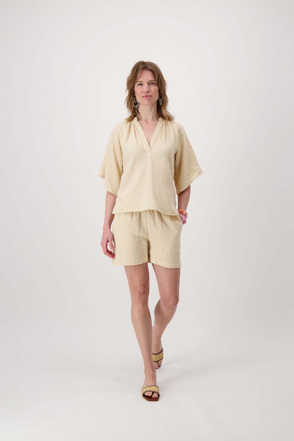 ZUSSS Mousseline short sand