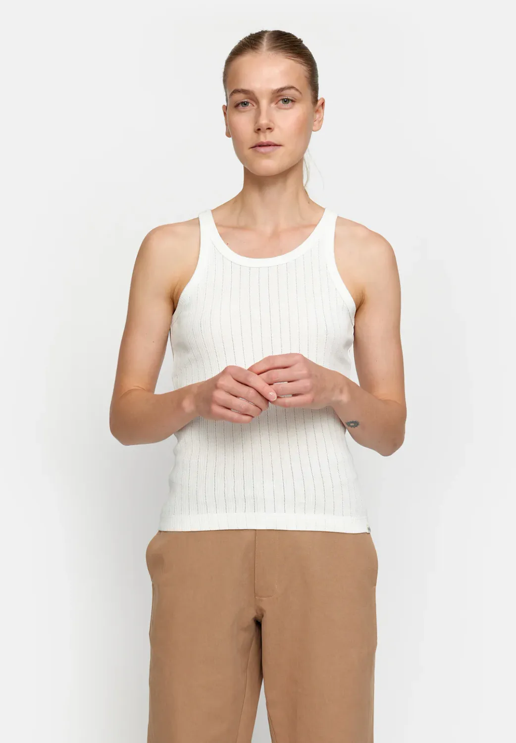 Esmé Studios ESElla Tank Top GOTS wit