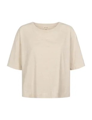Esmé Studios ESHoyo SS T-shirt GOTS oatmeal
