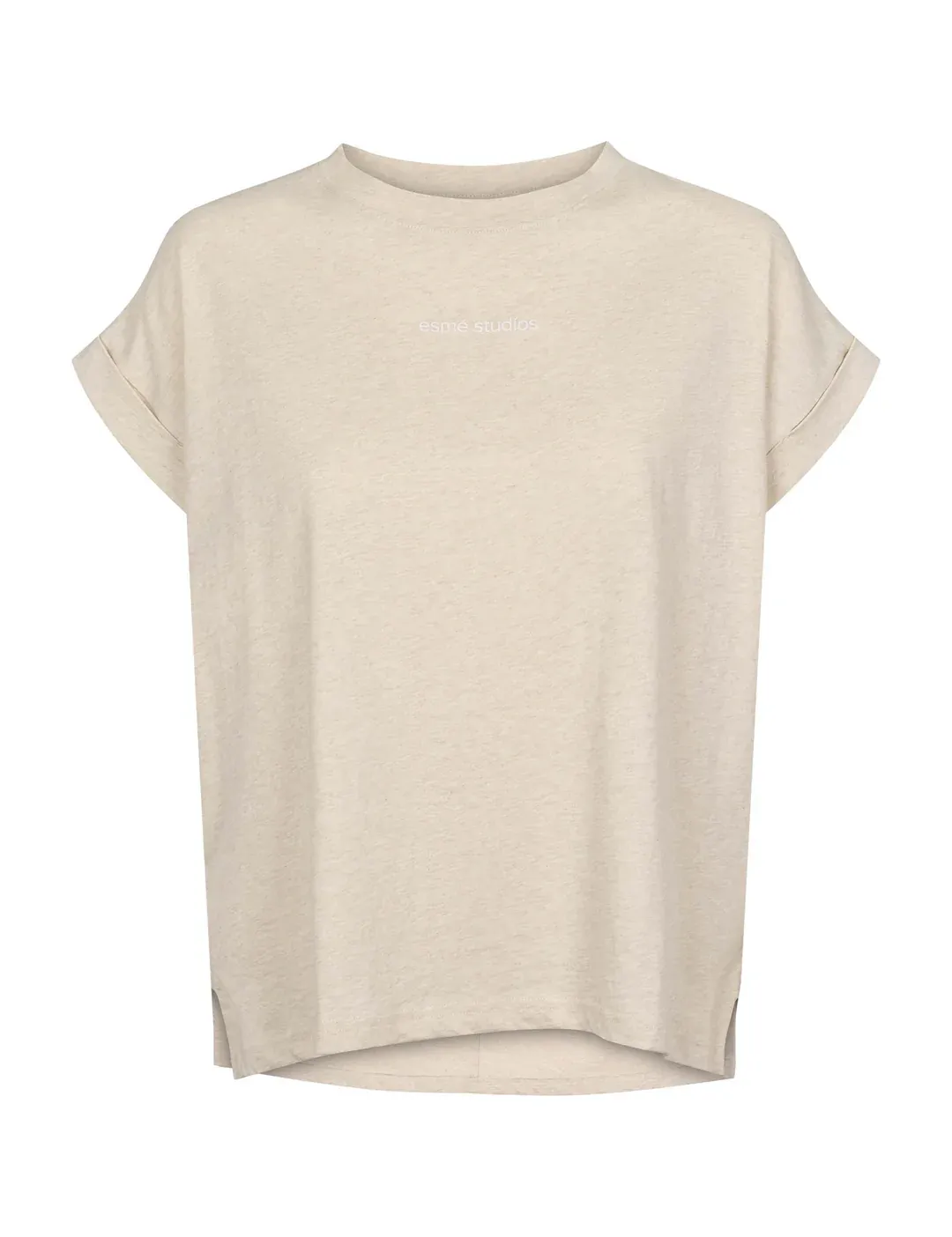 Esmé Studios ESHoyo SL T-shirt GOTS oatmeal