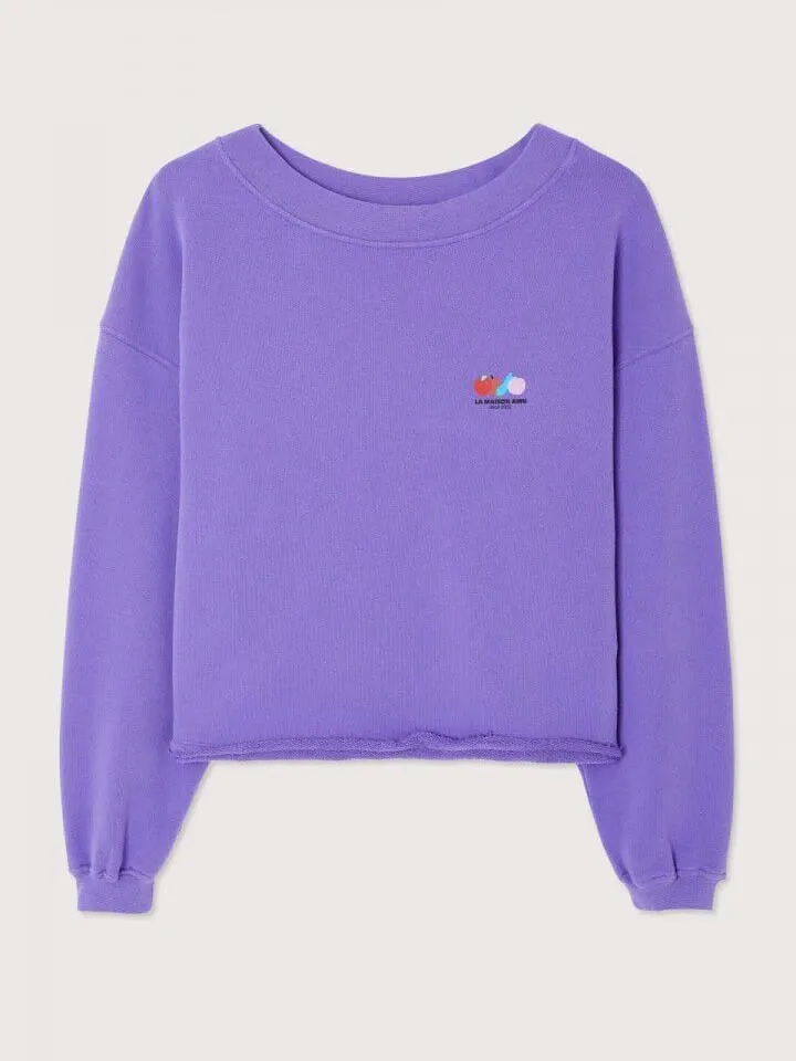 american vintage sweater paars