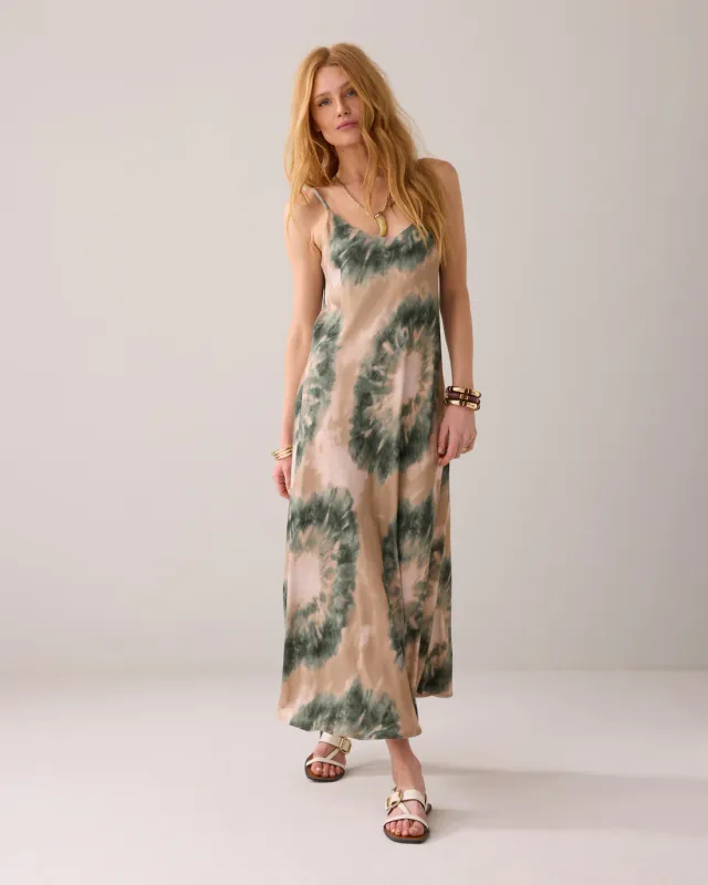 Summum Dress tie dye print multi