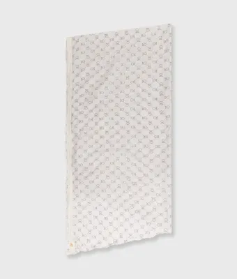 10DAYS Scarf monogram ecru