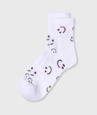 10DAYS Socks all-over smile wit