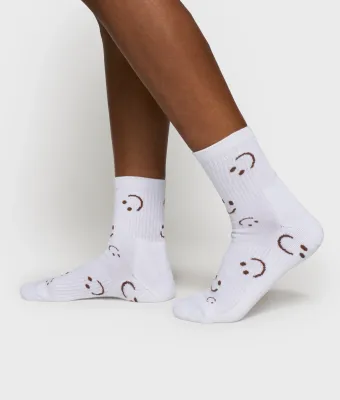 10DAYS Socks all-over smile wit