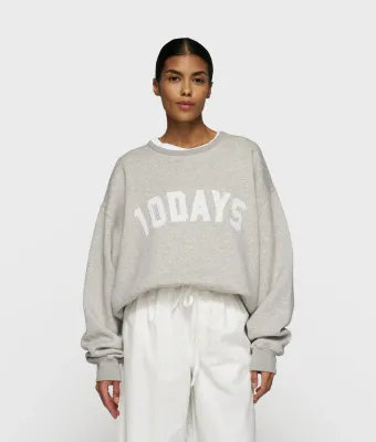 10DAYS The statement sweater grijs