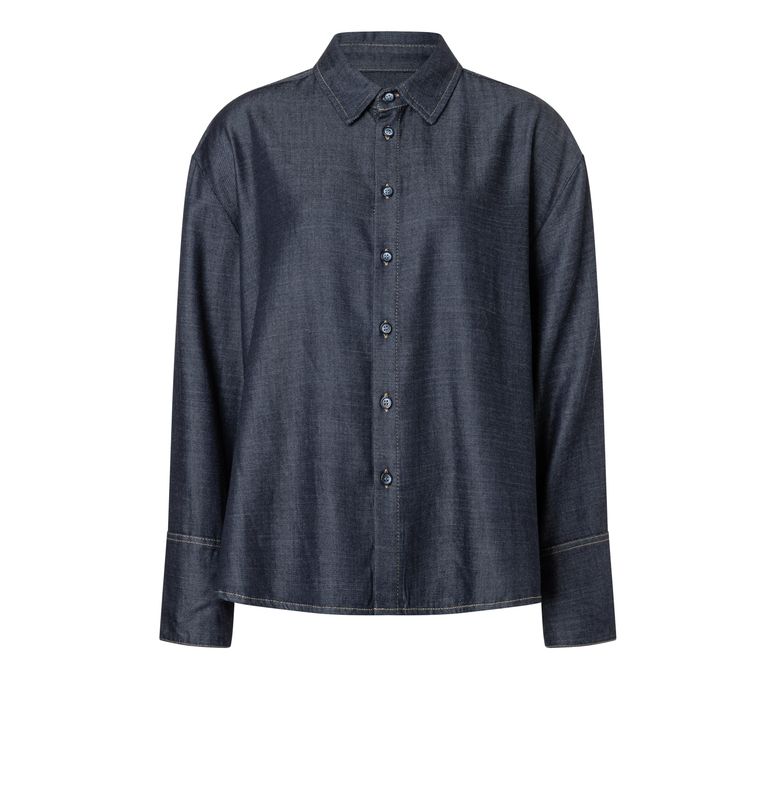 MAC Overshirt blauw