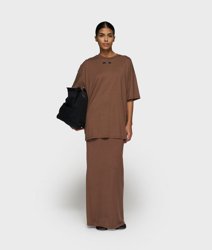 10DAYS Long skirt truffle