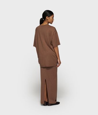 10DAYS Long skirt truffle