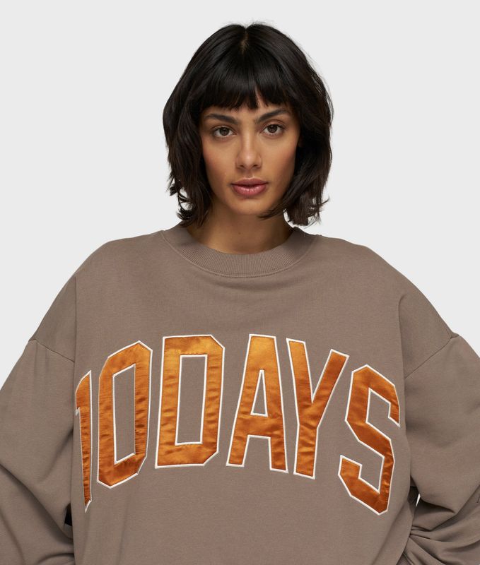 10 Days baseball sweater 10DAYS moonrock