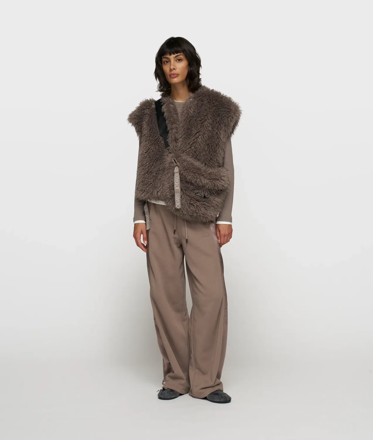 10 Days western jogger satin moonrock