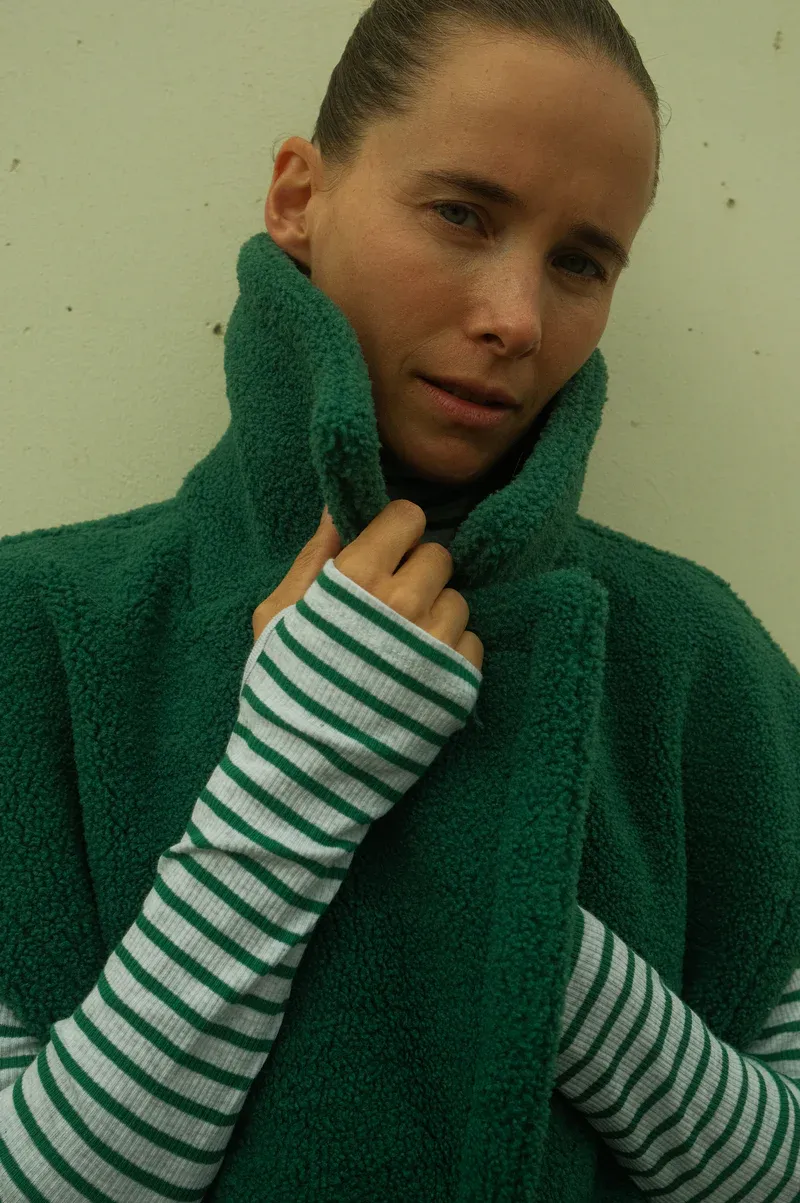 PENN &amp; INK N.Y. Waistcoat green