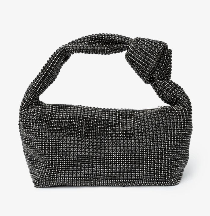 Sui ava Silvermoon Crystal Bag BLACK