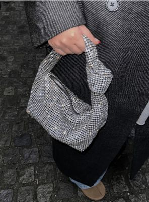 Sui ava Silvermoon Crystal Bag SILVER