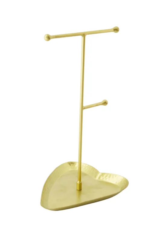 Zusss sieradenrekje metaal hartje goud goud