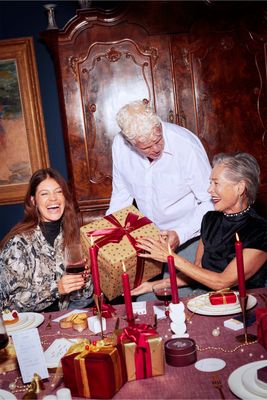 Zusss turtle top met parels zwart