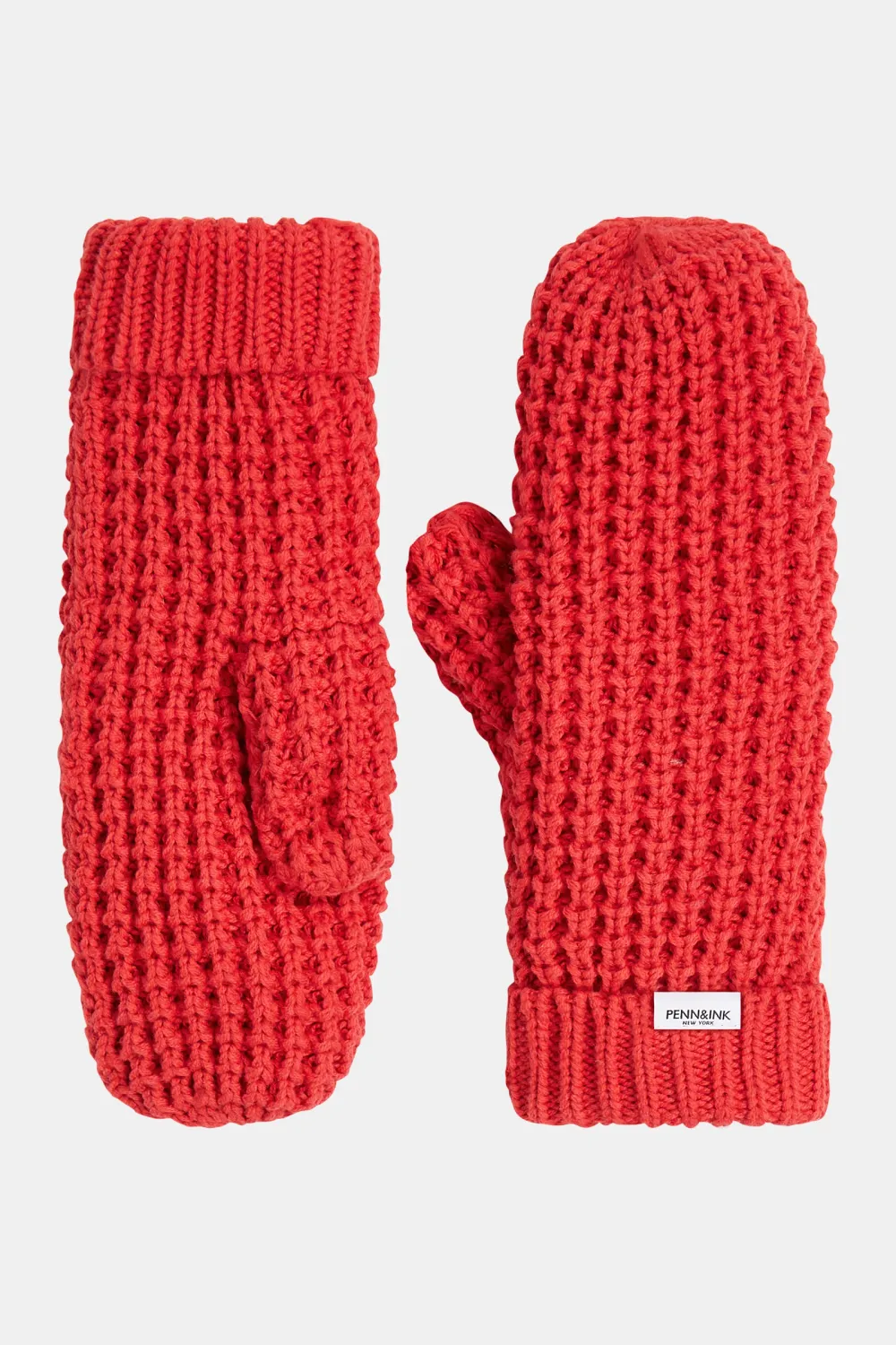 Penn&amp;Ink N.Y. Mittens rood