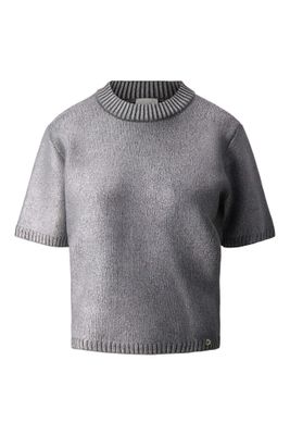 Zusss korte mouw trui zilver