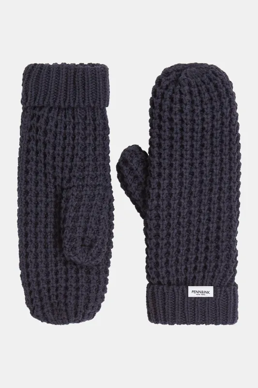Penn&amp;Ink N.Y. Mittens blauw