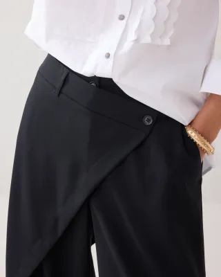 Summum Woman Trousers Fluid Black