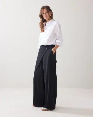 Summum Woman Trousers Fluid Black