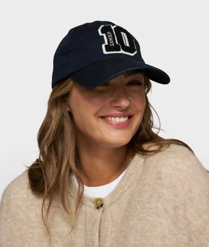 10DAYS Baseball cap 10 blauw