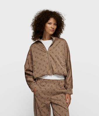 10 Days track jacket monogram fudge