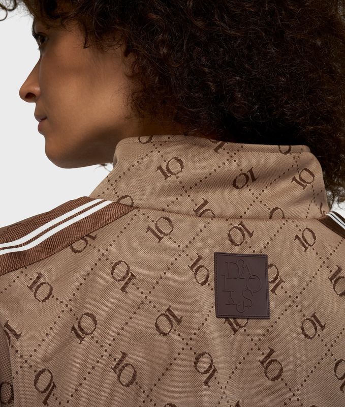 10 Days track jacket monogram fudge