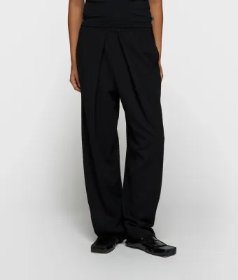 10 Days pleated pants black