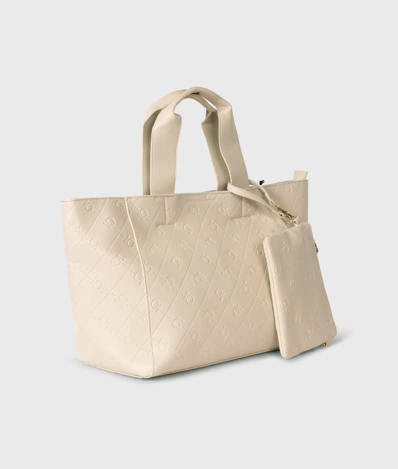 10 Days shopper monogram pearl