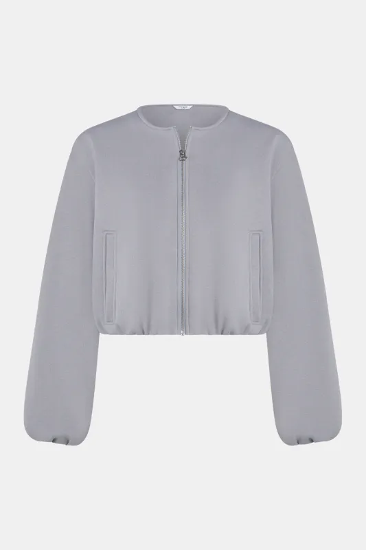 PENN &amp; INK N.Y. Cardigan print granite