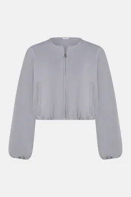 PENN &amp; INK N.Y. Cardigan print granite