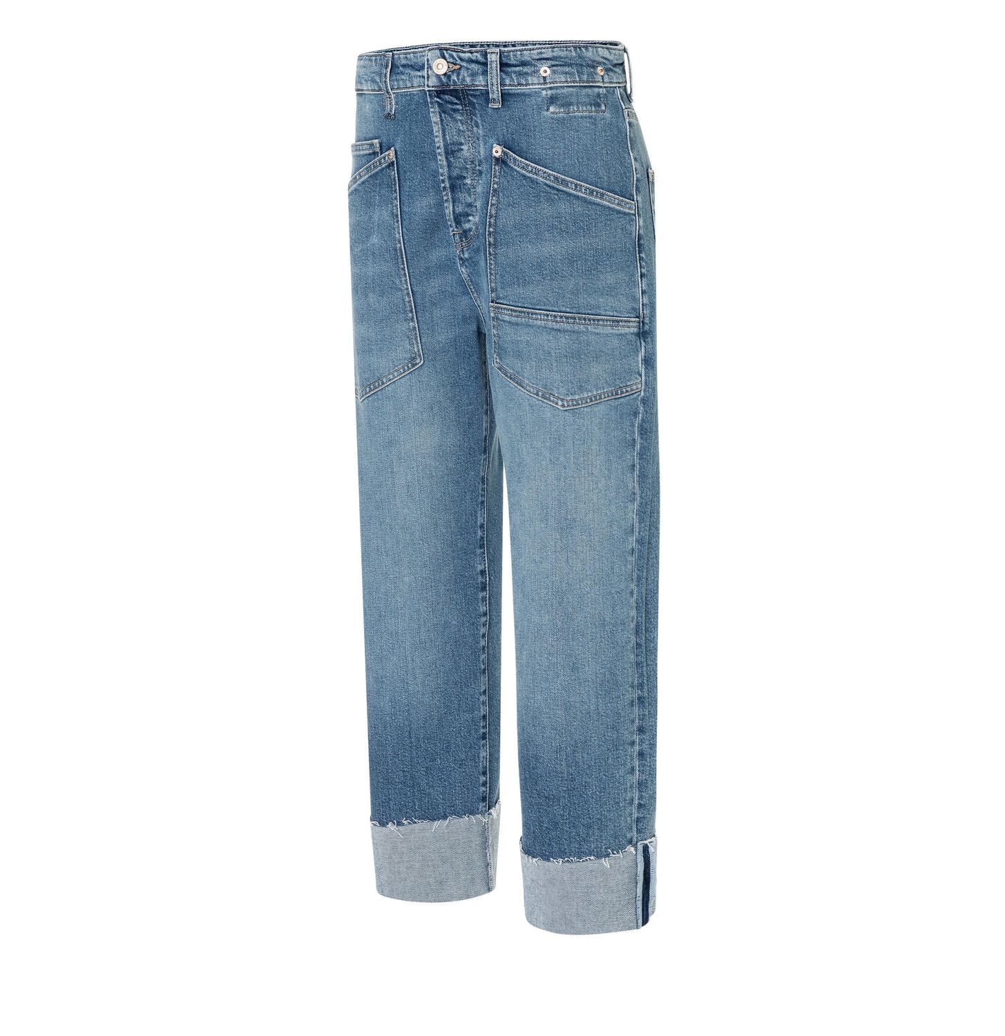 Mac Women BAGGY vintage blue basic wash