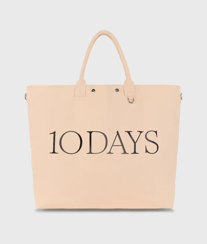 10DAYS Canvas shopper orange