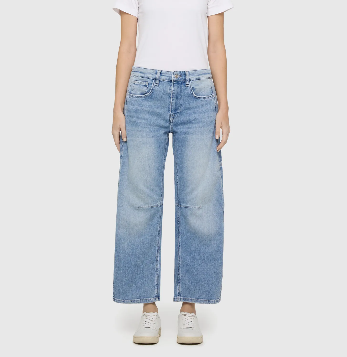 Mac Women OHIO light blue random washed