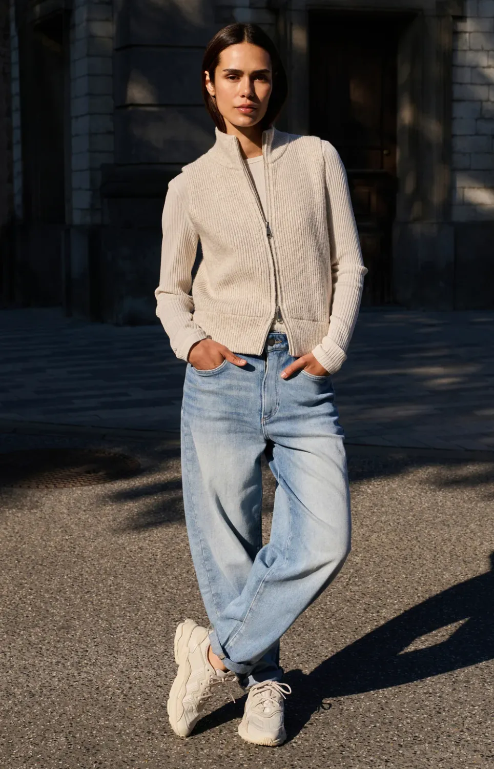 YaYa High-waist jeans BLUE DENIM