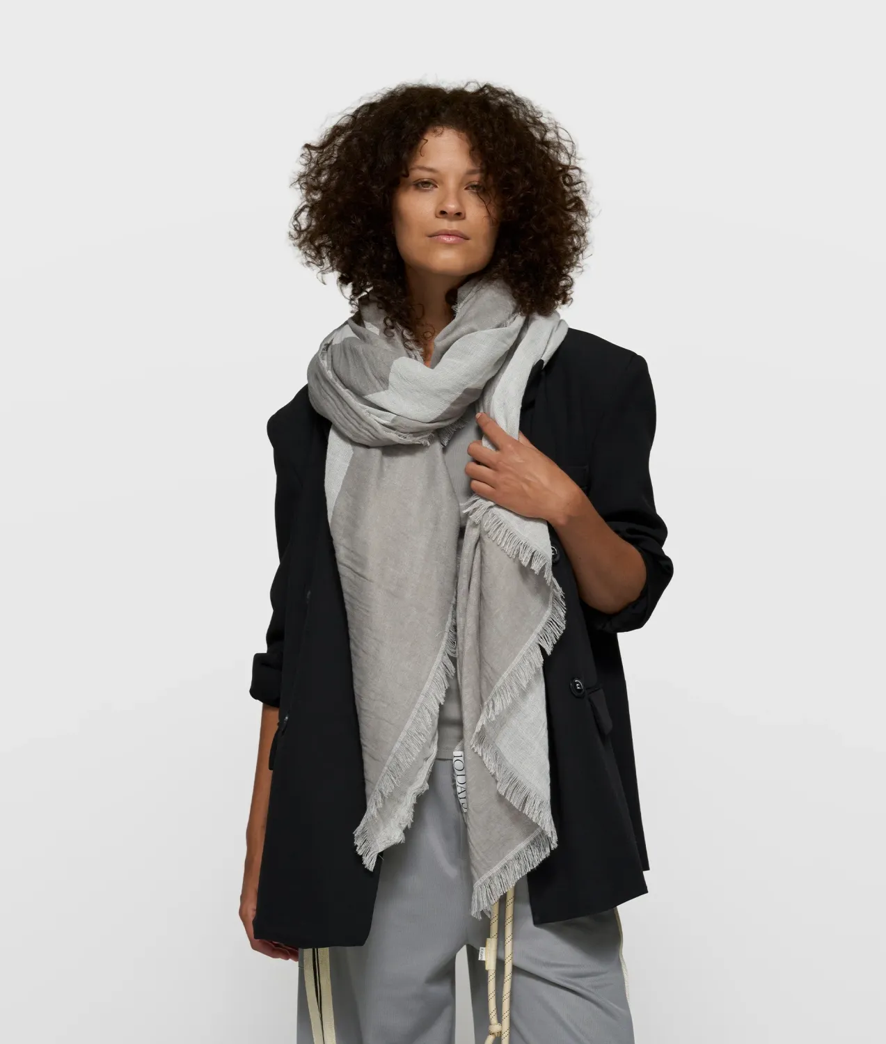 10 Days scarf 10DAYS light graphite