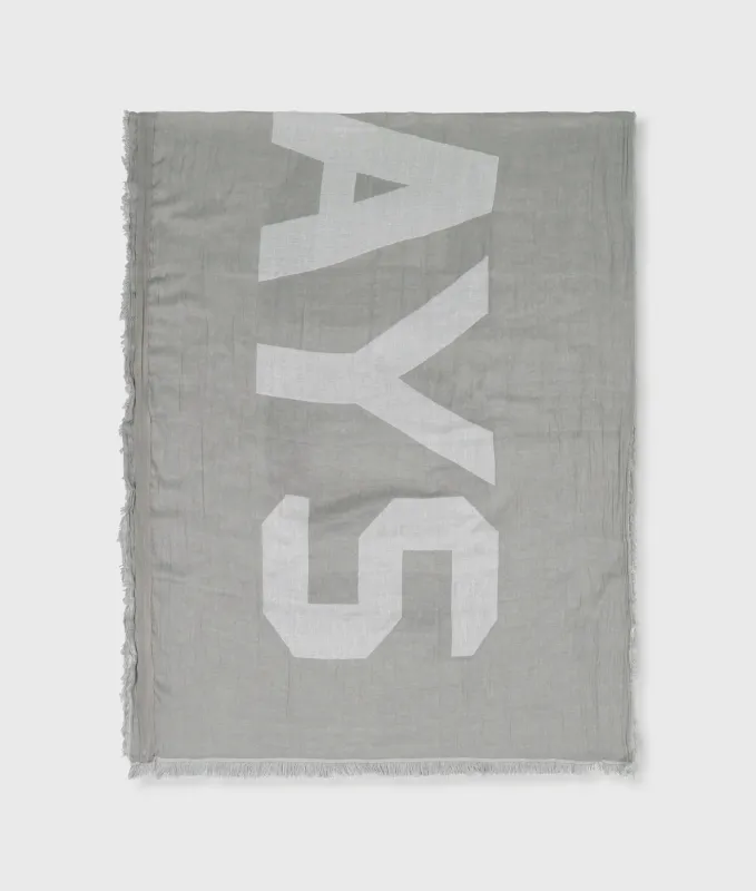 10 Days scarf 10DAYS light graphite