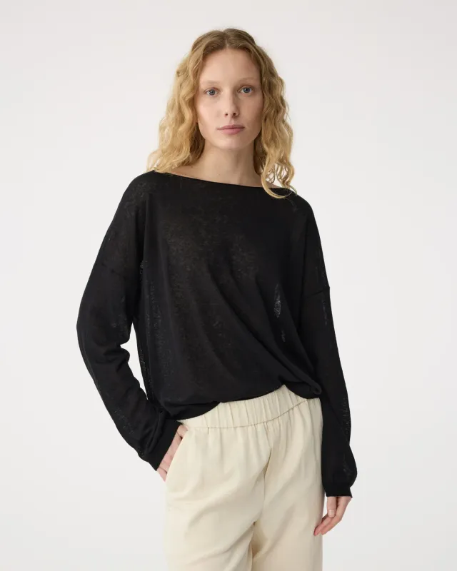 Knit-ted Gill Pullover Black