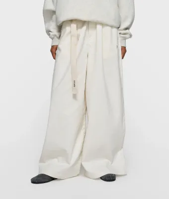 10 Days wide pants jog twill pearl