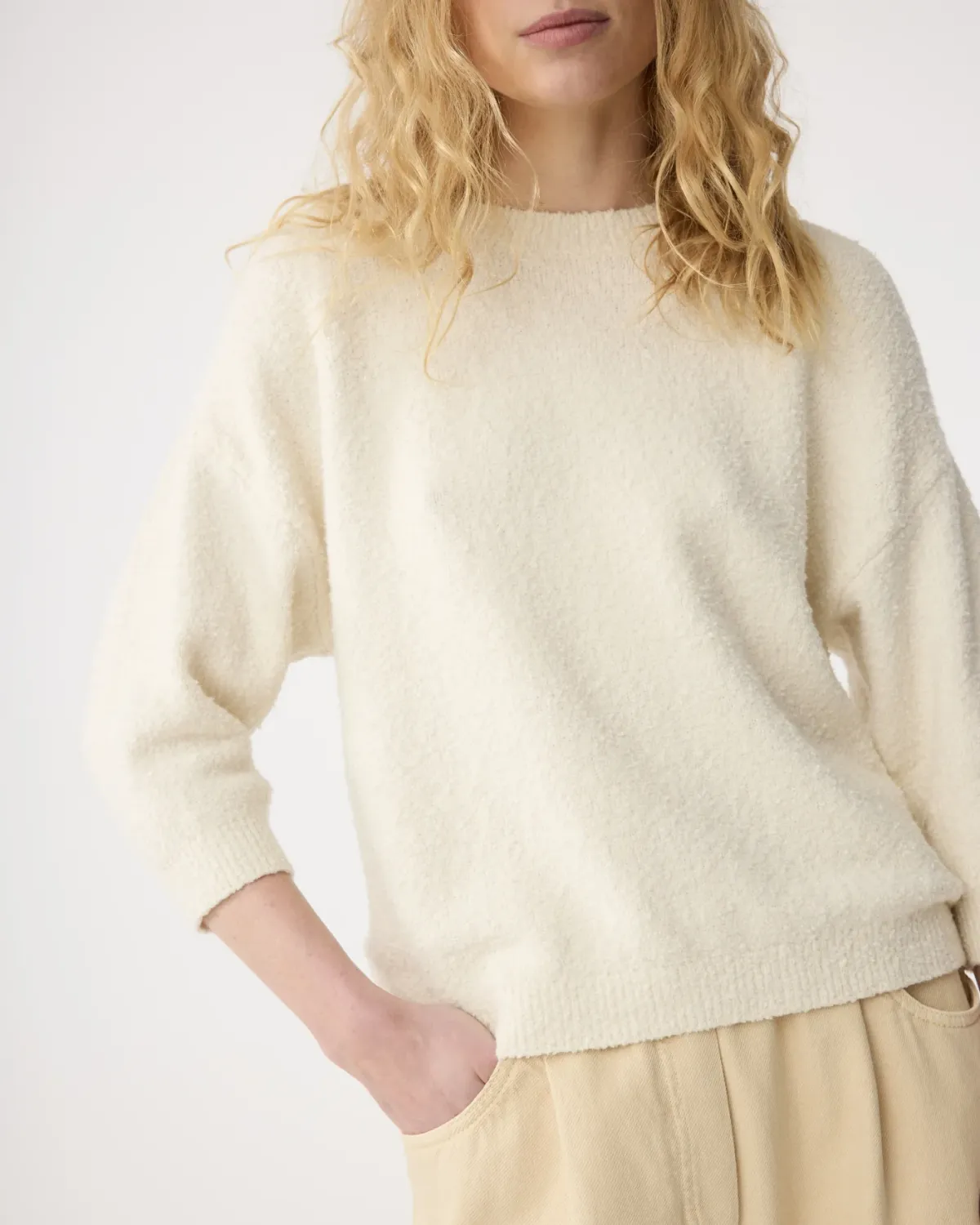 Knit-ted Valerie Pullover Ivory