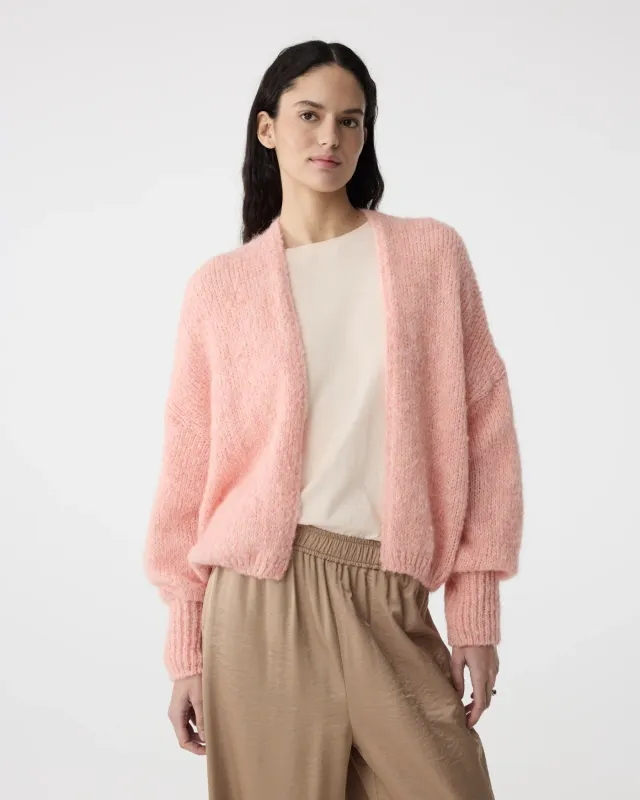 Knit-ted Becky Cardigan Soft Rose