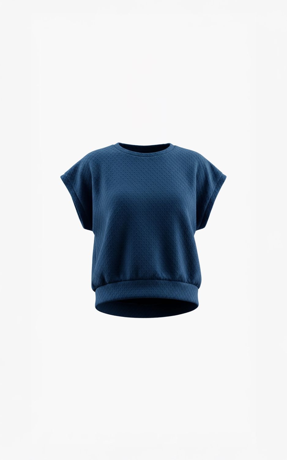 Aimee the Label MaritS6 structured top Navy